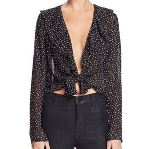 Cotton Candy LA Polka Dot Blouse